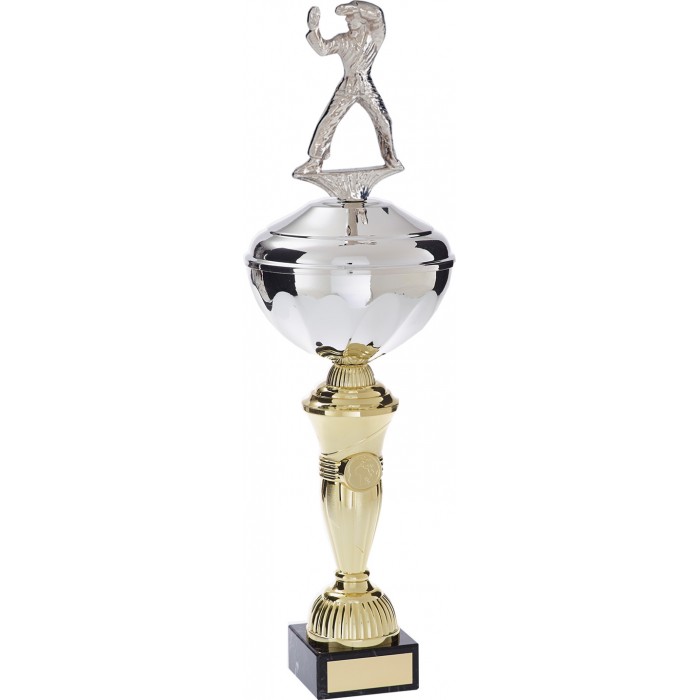 KATA PATTERNS FIGURED METAL TROPHY  - AVAILABLE IN 5 SIZES